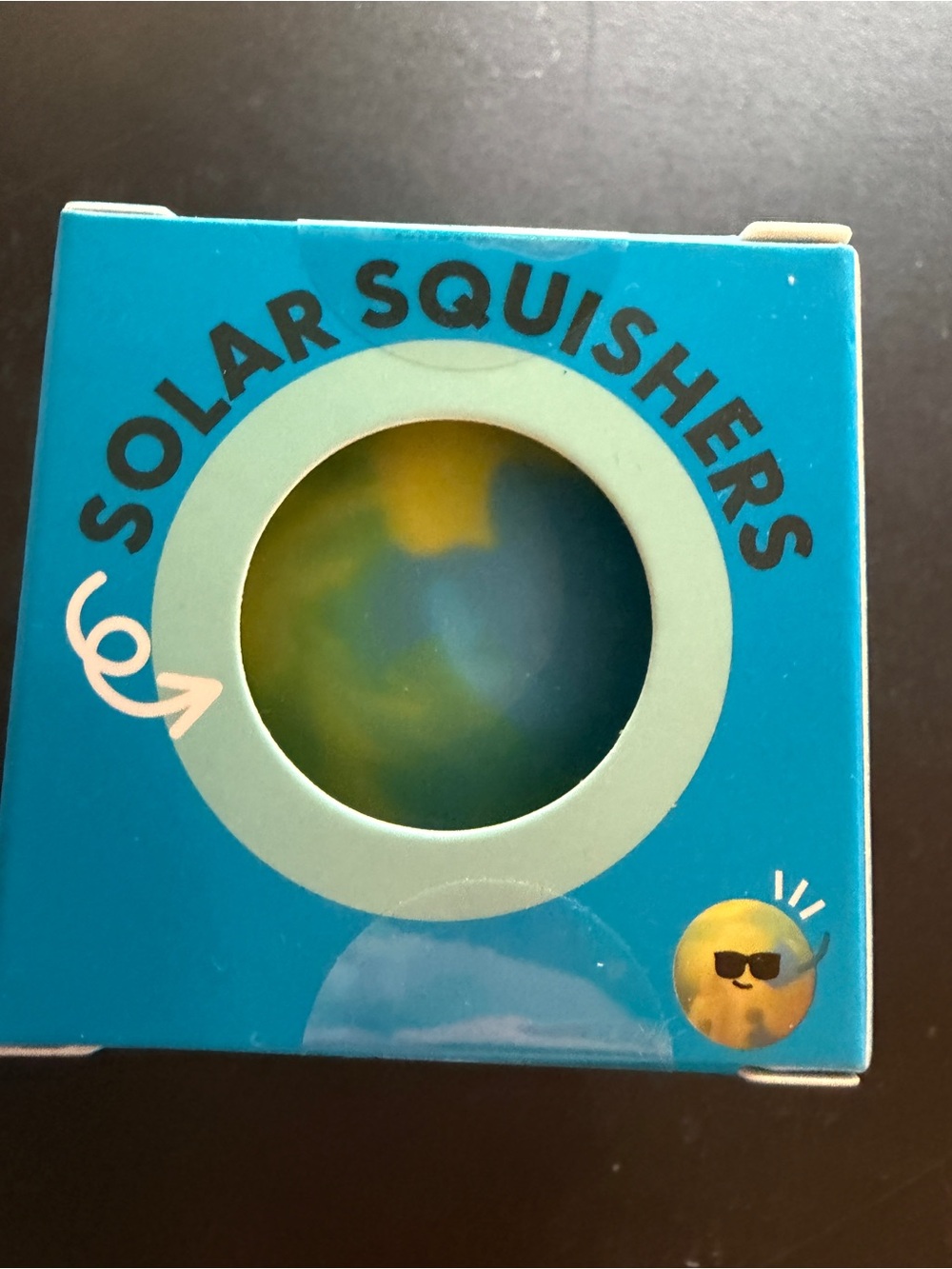 New J'adore Solar Squishy Ball Orange Green Blue Squishers Squeeze Earth Toy 3+
